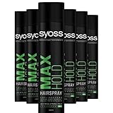 Syoss Max Hold Haarspray 400ml, 6 Stück