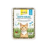 GimCat Soft-Gras - Zartes und vitaminreiches Katzengras mit schneller Aufzucht...