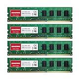 【DDR3 RAM】 Gigastone Desktop RAM 32GB (4x8GB) DDR3 32GB DDR3-1600MHz PC3-12800 CL11...