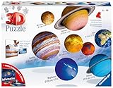 Ravensburger 3D Puzzle Planetensystem 11668 - Planeten als 3D Puzzlebälle - Sonnensystem...