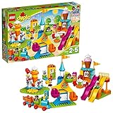 LEGO 10840 DUPLO Großer Jahrmarkt mit Zug & Rutsche[Exklusiv bei Amazon]