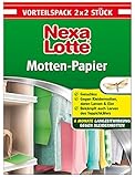 Nexa Lotte Mottenschutzpapier, schützt effektiv bis zu 6 Monate vor Kleidermotten und...