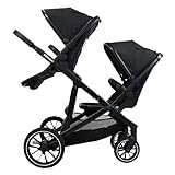 Deryan EVY V2 Kinderwagen für 2 Kinder - für Neugeborene, Kleinkinder & Kinder...