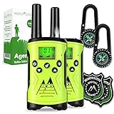 Monte Stivo® Walkie Talkie Kinder | 8-teiliges Set mit Kompass & Badge |...