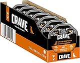 CRAVE Premium Pastete mit Huhn & Truthahn für Hunde – Getreidefreies Adult...