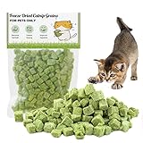 Katzengras Snack, 60g Gefriergetrocknet Snacks für Katzen für die Zahnpflege...