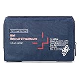 Holthaus Medical mini Motorrad Verbandtasche Erste-Hilfe-Tasche Notfall 17x10x3,5cm, inkl....