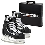 Winnwell Jugend-Hockey-Skate mit Balance-Klingen - AMP300 - Eishockey-Schlittschuhe für...