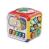 VTech Baby Entdeckerwürfel – Interaktiver Spielwürfel mit Musik, Formen und...