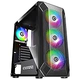 Empire Gaming - PC-Gehäuse Gamer Ruby – ARGB Mittelgroßer Tower ATX, MATX,...