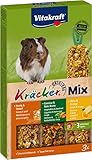 Vitakraft Kräcker Trio-Mix, Knabberstangen, für Meerschweinchen, mit Citrus,...