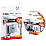 tesa Powerbond Ultra Strong Klebepads/Doppelseitige Pads, 6 cmx2 cm & Powerbond ULTRA...