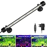 BELLALICHT LED Timer Aquarium Beleuchtung - Aquarien Lampe [RGB-Weiß Licht] mit...