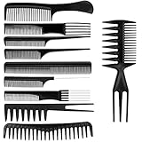 Hair Styling Kämme, Netspower 10Pcs Profi Friseur Haar Kamm Stielkamm Friseur...