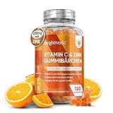 Vitamin C Gummibärchen - 200mg mit Zink Für Erwachsene & Kinder - Immunsystem...