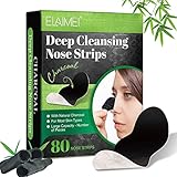 Nose Mitesser Pore Strips, 80 Stück Nasen Mitesser Strips, Clear up...