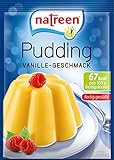 Natreen Pudding Vanille Geschmack, mit nur 67 kcal pro 100g Dessert, ohne...