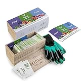 Samenaufzucht Box von Garden Pack – 100 Sorten Blumensamen, Kräutergarten Samen,...