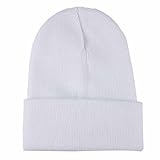 Slouchy Hat Warm Unisex Hop Hip Ski Stricken Winter Baseball Caps Einfarbig Trucker Cap...