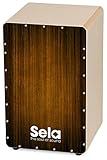 Sela 051 Varios Brown Snare Cajon mit Sela Snare System, geeignet für Anfänger...