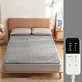 Heizdecke Bett Einzeln/doppelt, Nordic Warmedecke Elektrisch Kingsize, Warmeunterbett Mit...