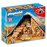 PLAYMOBIL History 5386 Pyramide des Pharao, Mit Geheim-Funktionen, Spielzeug...