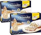 Dr. Quendt Christstollen Dresdner Stollen mit rosinen Original 2 x 1 kg.