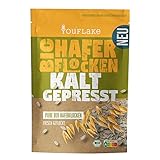 YouFlake Kaltgepresste Bio Haferflocken PURE BIO Haferflocken | 320 g | 100% frische...