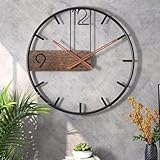 GUDEMAY Wanduhr Vintage Große XXL Ø 40 cm Durchmesser - Retro Landhausstil...