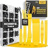 SCHMITZ.Tools Befestigungsclips Auto + Auto Demontage Werkzeuge Set [700 Teile]...