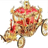 Heißer 3D Kreative Puzzle Spielzeug Prinzessin Wagen 3D Metall Puzzle Kürbis Auto...