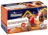 Meßmer Winterpunsch | Früchtetee mit Glühweinaroma, ohne Alkohol | 20 Teebeutel | Vegan...