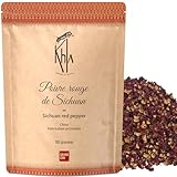 Khla - Szechuan Pfeffer Rot 100 g - Roter Sichuan Pfefferkörner Ganz - Sichuan-Beeren -...