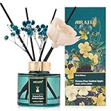 Airkeep Raumduft Frozen Pear Cooked Apple, Rose Reed Diffuser Set 150ml,...