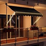 Swing & Harmonie Markise mit LED Beleuchtung - Gelenkarmmarkise - Sonnenschutz -...