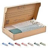 Tadussi ® Strandtuch Saunahandtuch Fouta XXL [2er Set] Ideal als Hamamtuch...