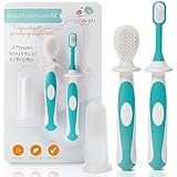 Baby-Zahnbürsten-Set (3-24 Monate) - BPA-freie Fingerzahnbürste Baby, Baby Zahnbürste &...