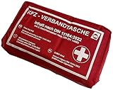 IWH 023511 KFZ-Verbandtasche rot DIN 13164:2022 Verbandtasche Pkw