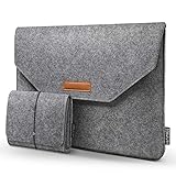 HOMIEE 13.3 Zoll Laptop Tasche, Filz Laptop Schutzhülle Sleeve Case mit Zusätzlicher...