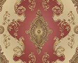 A.S. Création Tapete Hermitage neo barock 10,05 m x 0,53 m metallic rot Made in Germany...