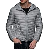 Mantel Herren Elegant Plus Size Fleece Kapuzenjacke Sport Coat Soft Touch Trench Slim Fit...