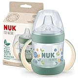 NUK for Nature Schnabeltasse | 6-18 Monate | 150 ml | Griffe & brustähnlicher...