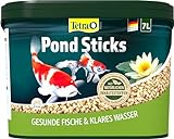 Tetra Pond Sticks - Fischfutter für alle Teichfische, unterstützt gesunde Fische und...