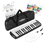 Classic Cantabile FML-32 BK Melodica - Blasharmonika mit 32 Tasten - Tonumfang: f - c³ -...