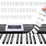 88 Tasten Klavierführer für Anfänger, abnehmbare Klaviertastatur-Notenetiketten zum...