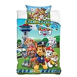 Bettwäsche Bettbezug 100x135 40x60 Baumwolle · kompatibel mit Paw Patrol Baby...