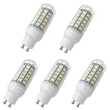 Aoxdi 5x LED Strahler Lampe GU10 Sockel 7W, Warmweiß, 48 SMD 5730 LED GU10...