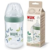 NUK for Nature Babyflasche | mittelgroßer Trinksauger | 260 ml | Der Mutterbrust...