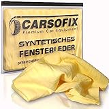 CARSOFIX© Premium Fensterleder - EINFÜHRUNGSANGEBOT - Streifenfrei & Ultra saugfähig -...