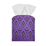 Zanxiantu Halloween Home Decor Ghost Mansion Tissue Box Cover Square Tissue Holder for...